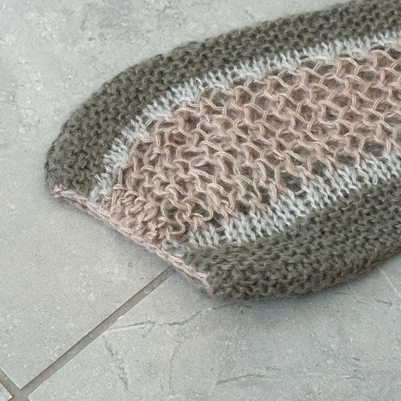 EUC DRWCYS Open Knit Striped Sweater - Picture 4 of 5